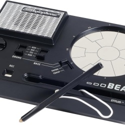Mini Tobe Electronice Portabile Stylophone Beat Compact, Mașină de Ritm cu Stylus, 4 Kituri de Tobe și 4 Sunete de Bas - Img 6
