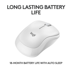 Mouse Logitech MK240 Silent Wireless alb - Img 9