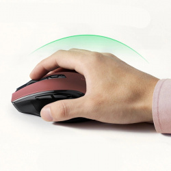 Mouse optic wireless Ugreen MU006 USB 2.4GHz / Bluetooth 5.0 4000 DPI - roșu - Img 3