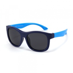 Ochelari De Soare Bebelusi Techsuit 8306-C31, Polarizati, Negri Albastri