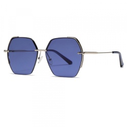 Ochelari De Soare Dama Techsuit 8561, Argintii Albastri