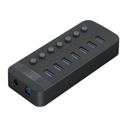 Orico CT2U3-7AB Hub 7x USB-A 3.0 cu comutatoare - Negru - Img 3