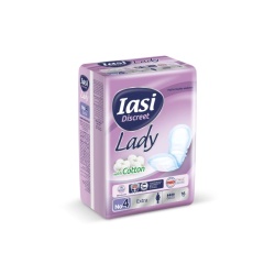 Pachete Absorbante Igienice pentru Femei Iasi Lady Extra, Set 16 Bucăți, Nucleu Absorbant de Înaltă Performanță cu Neutralizare a Mirosurilor, Suprafață Moale și Delicată cu Pielea, Formă Anatomică și Fixare Sigură pentru Confort Zilnic