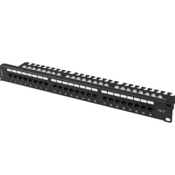 Patch panel 24 porturi 1U Cat.6 UTP ng - Img 2