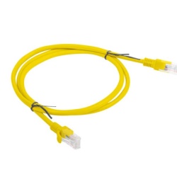 PATCHCORD CAT.5E UTP 1M YELLOW