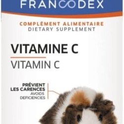 Picături Vitamina C pentru Porcușori de Guineea Francodex 15 ml, Supliment Lichid Nutrițional Esențial, Administrare Directă sau în Apă, Prevenire Scorbut și Carențe Nutritive