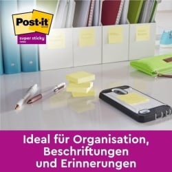 Post-it 12 Blocuri Autocolante 90 File/Bloc 47x47mm Galbene - Img 2