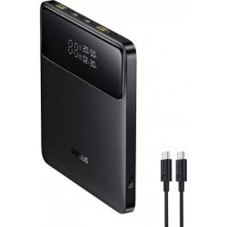 POWER BANK Baseus Blade H1, 20000mAh, PD 100W, ultra thin, 2 x USB; 2 x USB Type-C, display digital pt. status baterie, total 5A, include cablu USB Type-C la USB Type-C, negru, "P10021604123-00" (timbru verde 0.98 lei) - 6932172682446