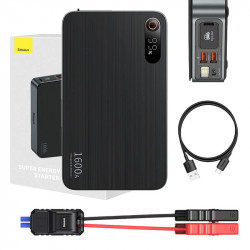 Powerbank/Baseus Super Energy PRO Car Jump Starter, 1600A, USB (negru) - Img 1