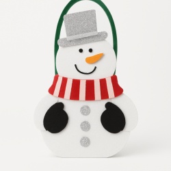 Prosop de bucatarie cu gentuta Snowman