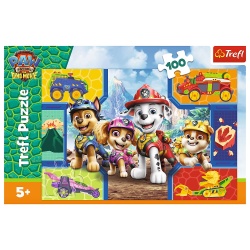 PUZZLE TREFL 100 PATRULA CATELUSILOR CATEI SI DINOZAURI - Img 3