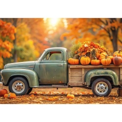 PUZZLE TREFL 1000 COLECTIA SUA CAMION DE TOAMNA POSTER INCLUS - Img 2