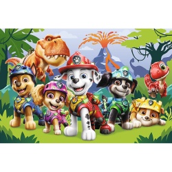 PUZZLE TREFL 24 MAXI PATRULA CATELUSILOR PRIETENIE PREISTORICA - Img 2
