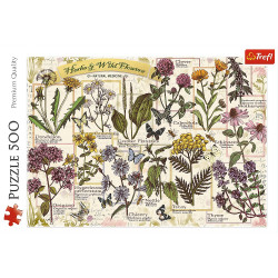 PUZZLE TREFL 500 PLANTE SI FLORI SALBATICE - Img 3