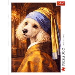 PUZZLE TREFL 500 PUDEL CU O PERLA - Img 3