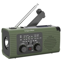 RADIO MULTIFUNCTIONAL SOLAR 5000MAH KRUGER&MA