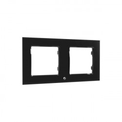 Rama Shelly Wall Frame 2 (pentru comutator de perete) - Negru