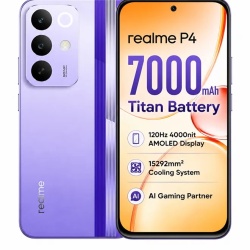 Realme P4 256GB, 8GB, Dual Sim, 4G, Racing Purple