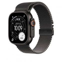 RESIGILAT - Curea pentru Apple Watch 49mm, Milanese Loop, Black Titanium, Small - Img 2