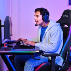 Scaun gaming Trust RGB GXT 719 Ruya - Img 14