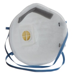 Set 10 x masti de protectie respiratorie FFP2, 3M, cu supapa / valva, model 8822, Certificate CE - Img 2