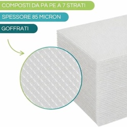 Set 100 pungi gofrate Typec pentru vidat alimente, grosime 105 microni, 15 x 25 cm, compatibile cu aparate de vidat externe - Img 7