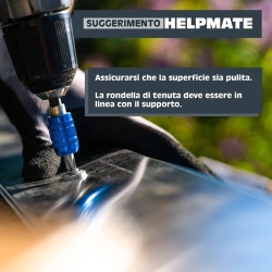 Set 150 Șuruburi pentru Tablă și Acoperișuri HELPMATE 4.5x35 mm, Oțel Inoxidabil A2 DIN 7995, Cap Înecat cu Șaibă și Garnitură EPDM, Amprentă PZ2, Rezistență Ridicată la Coroziune - Img 3