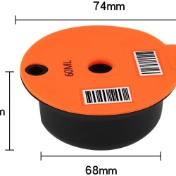 Set 2 Capsule Reîncărcabile Reutilizabile Compatibile Bosch Tassimo RECAFIMIL, Filtru Cafea Reutilizabil 60 ml și 180 ml, Fără BPA - Img 6