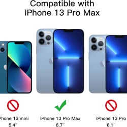 Set 2 Folii de Protecție din Sticlă Securizată cu Confidențialitate (Privacy) JETech pentru iPhone 13 Pro Max, Acoperire Totală, Anti-Spy - Img 6