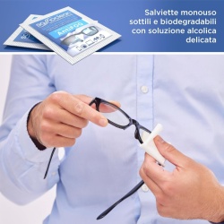 Set 200 Șervețele Umede pentru Curățat Ochelari, Lentile Optice, Ecrane și Monitoare, Ambalate Individual, Fără Urme - Img 5
