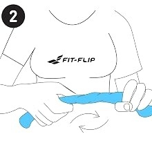 Set 3 prosoape răcoritoare instant Airflip Ice din microfibră, 100 x 30 cm, efect de răcire prin evaporare pentru gât și cap, ideale pentru drumeții, alergare, tenis și fitness - Img 3
