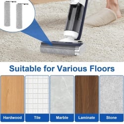 Set 5 Piese Accesorii de Schimb Typec Home Compatibil cu Aspirator Umed-Uscat Tineco Floor One S5 / S5 Pro / S5 Pro 2 / S5 Extreme, Kit cu 2 Perii Rotative din Microfibră, 2 Filtre HEPA și 1 Perie de Curățare - Img 5