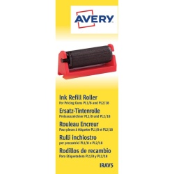 Set 5 Role cu Cerneală Neagră AVERY pentru Etichetatoare PL1/8 și PL2/18, Cartușe Rezerve Originale pentru Aparate de Etichetat - Img 2