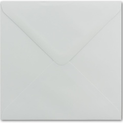 Set 50 Plicuri Pătrate Albe 15 x 15 cm, 100 g/m², Sigiliu Umed cu Clapetă Ascuțită pentru Evenimente Speciale - Img 2