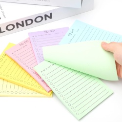 Set 6 Blocnotesuri Adezive Colorate Tip To-Do List, Notițe Pătrate, Dimensiune 10 x 15 cm - Img 5