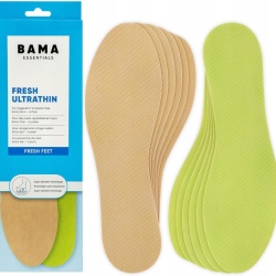 Set 6 Perechi Branțuri Igienice Extra-Subțiri Bama Fresh pentru Bărbați și Femei, Mărime Universală Ajustabilă (EUR 38/39), cu Microcapsule Anti-Miros și Parfumat Delicat