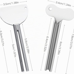Set 6 Storcătoare Metalice pentru Tuburi Typec Home, Cheiță Presoare pentru Pasta de Dinți, Cosmetice și Vopsele, Durabile și Reutilizabile - Img 4