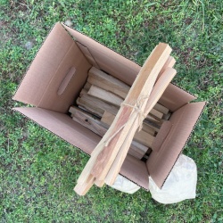 Set aprindere gratar, Grill Box, 4 kg lemn fag si cires , 1kg mangal din lemn de esenta tare - Img 3