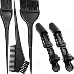 Set Profesional Vopsit și Decolorat Părul, 6 Piese, Bol Gradat, Pensule de Aplicare și Cleme de Păr, pentru Salon și Acasă