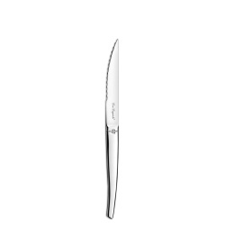 Set tacâmuri 24 piese Lou Laguiole Jet, 6 persoane, inox 18/0, grosime 2.5 mm, cuțite zimțate, finisaj lucios tip oglindă, Argintiu - Img 5