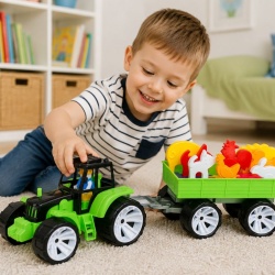 SET TRACTOR FERMA NEGRU VERDE - Img 3