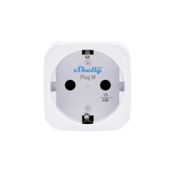 Shelly Plug M Gen3 – Wi-Fi + Bluetooth, Matter-compatible smart plug with energy monitoring, white - Img 4