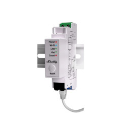 Shelly PRO EM – 50A contor de energie profesionala de ultima generatie, 2 x 50A, monofazat, cu control contactor