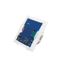 SmartWise B62 UNI Wi-Fi + eWeLink-Remote, comutator inteligent de perete cu 2 canale, cablare universală și buton fizic, FĂRĂ PANOU FRONTAL