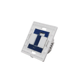 SmartWise T62 UNI Zigbee 3.0 + RF, comutator inteligent de perete cu 2 canale, cablare universală și comutator tactil, FĂRĂ PANOU FRONTAL