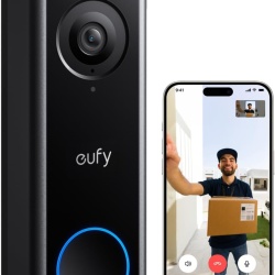 Sonerie video Eufy C31 WiFi 2K FHD, Compatibil cu HomeBase S380