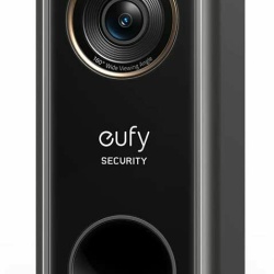 Sonerie video eufy Wireless Dual Camera Add-On, 2K HD, autonomie 6 luni, Negru