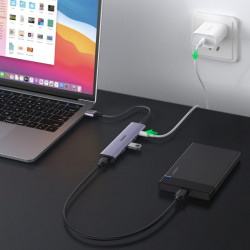 Splitter HUB USB Ugreen - 4x USB 3.0 gri (CM473 20805) - Img 3