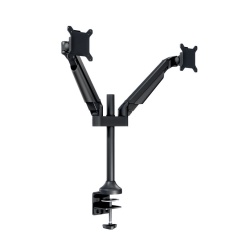 Suport 2 monitoare Gas Lift Multibrackets HD MB-2593, 15"-32", min.9 - max.21 kg/monitor, negru - Img 2