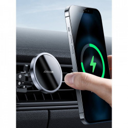 Suport auto cu incarcare wireless, compatibil Apple MagSafe , Joyroom black (JR-ZS240) - Img 3